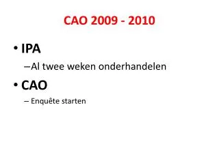 cao 2009 2010