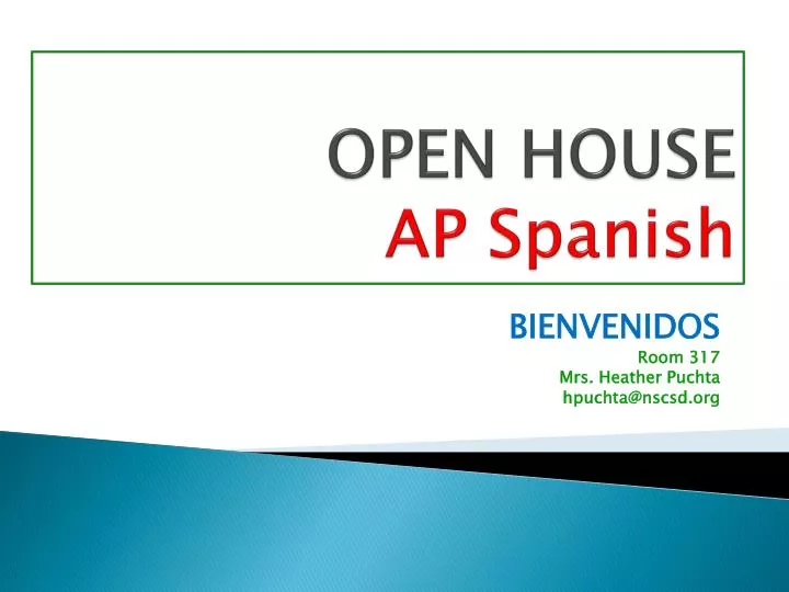 open house ap spanish