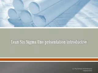 lean six sigma une pr sentation introductive