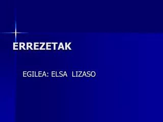 errezetak