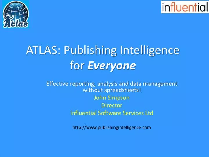atlas publishing intelligence for everyone