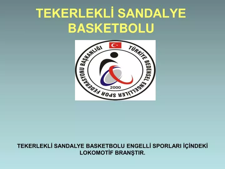 tekerlekl sandalye basketbolu