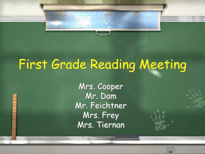 first grade reading meeting
