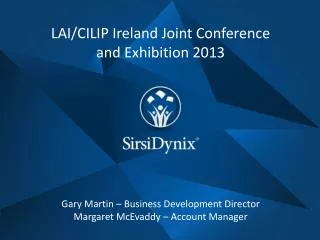 LAI/CILIP Ireland Joint Conference and Exhibition 2013