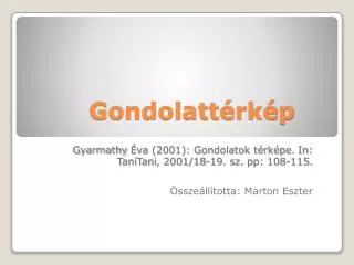 gondolatt rk p