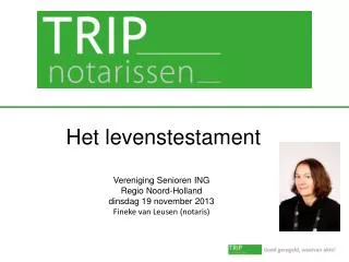 het levenstestament
