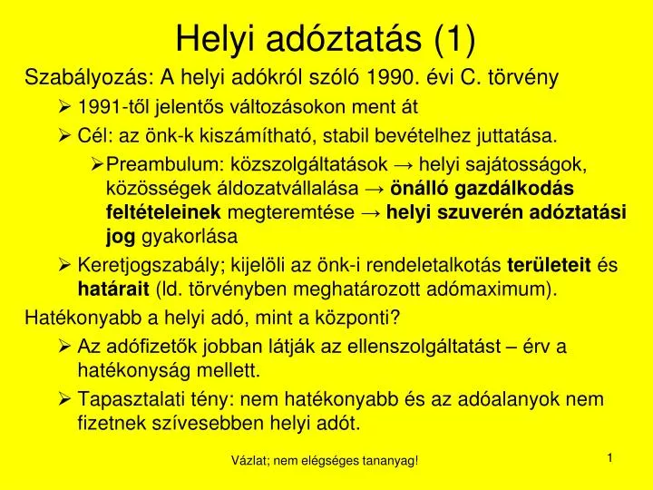 helyi ad ztat s 1