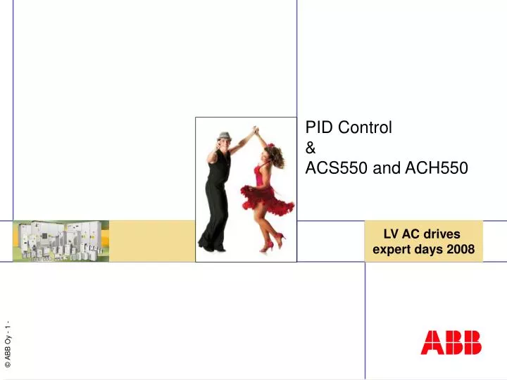 pid control acs550 and ach550