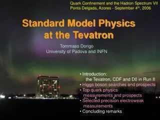 Standard Model Physics at the Tevatron