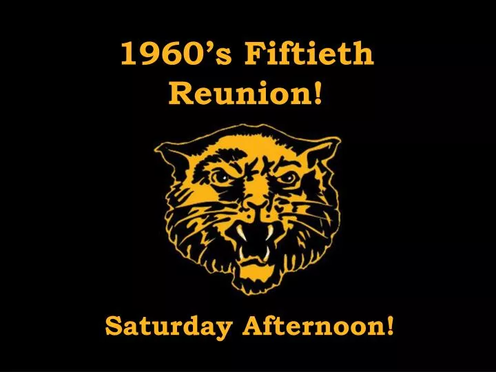 1960 s fiftieth reunion