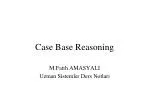 Case Base Reasoning - slide 1