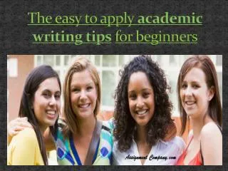 The easy to apply academic writing tips for beginners