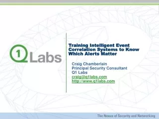 Training Intelligent Event Correlation Systems to Know Which Alerts Matter