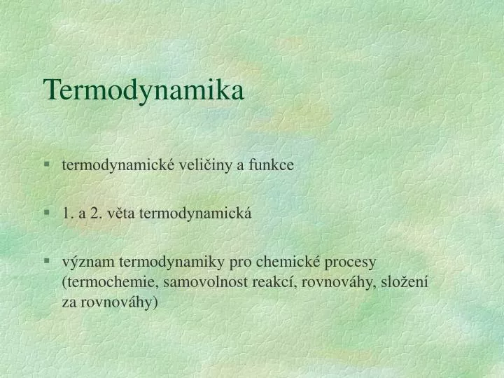 termodynamika