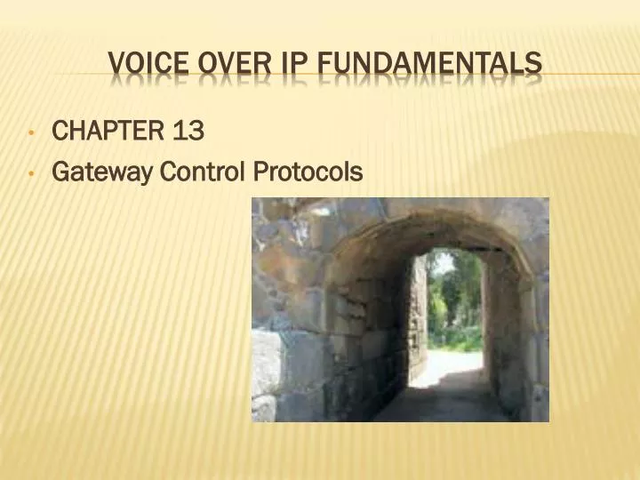 voice over ip fundamentals