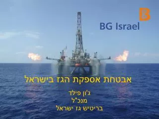 אבטחת אספקת הגז בישראל