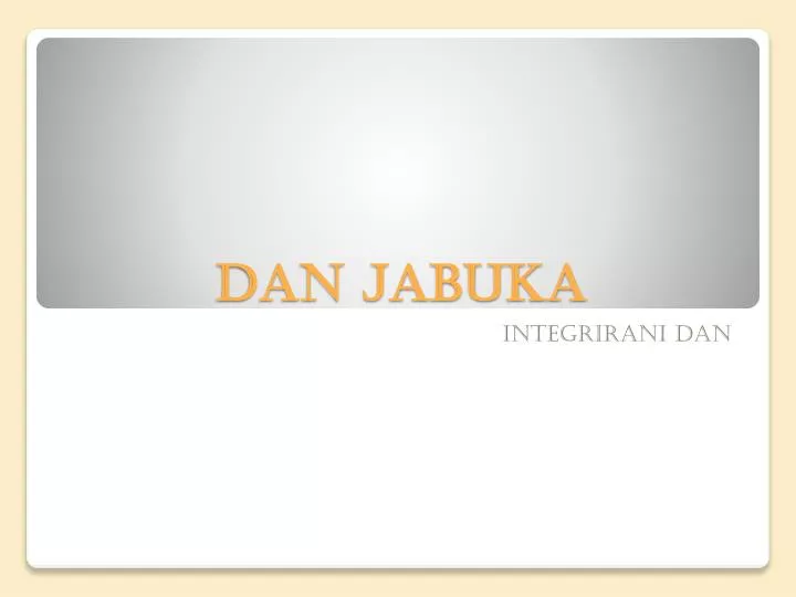 dan jabuka