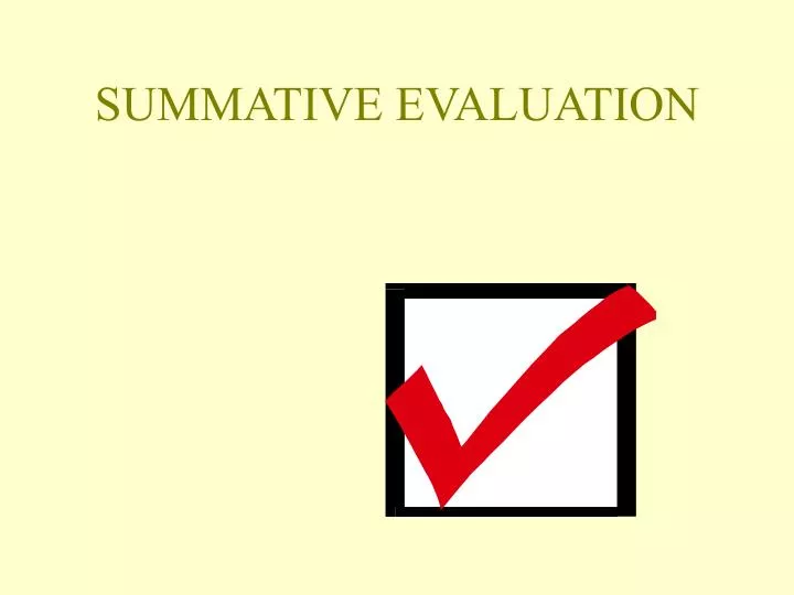 summative evaluation clipart