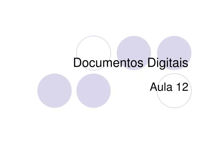 documentos digitais