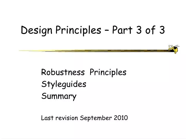 design principles part 3 of 3