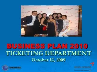 BUSINESS PLAN 2010