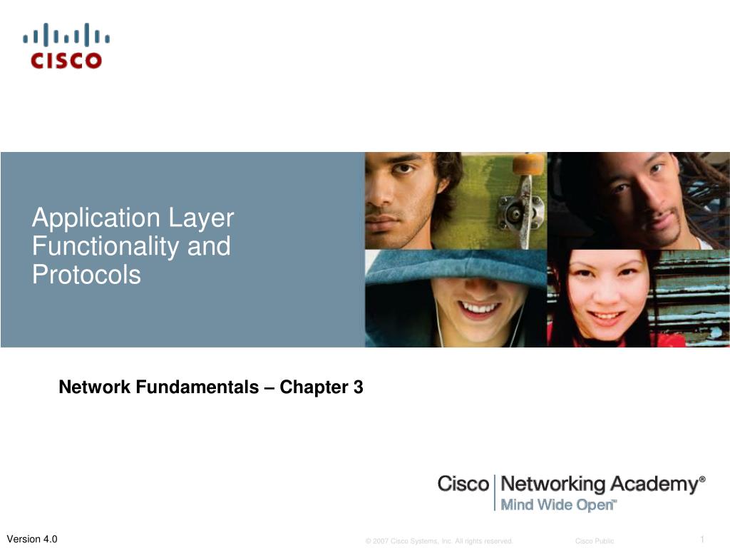 PPT - Application Layer Functionality and Protocols PowerPoint ...