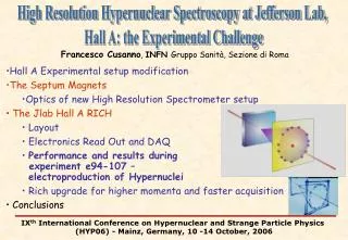 High Resolution Hypernuclear Spectroscopy at Jefferson Lab, Hall A: the Experimental Challenge