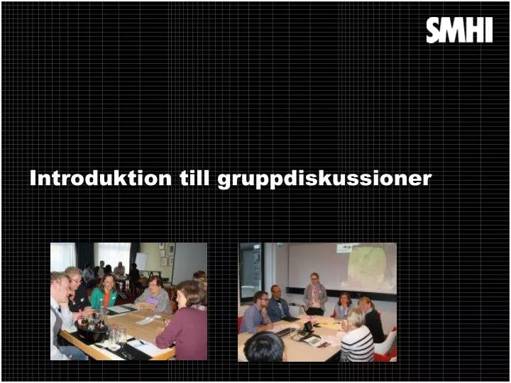 introduktion till gruppdiskussioner