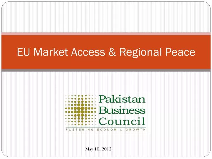 eu market access regional peace