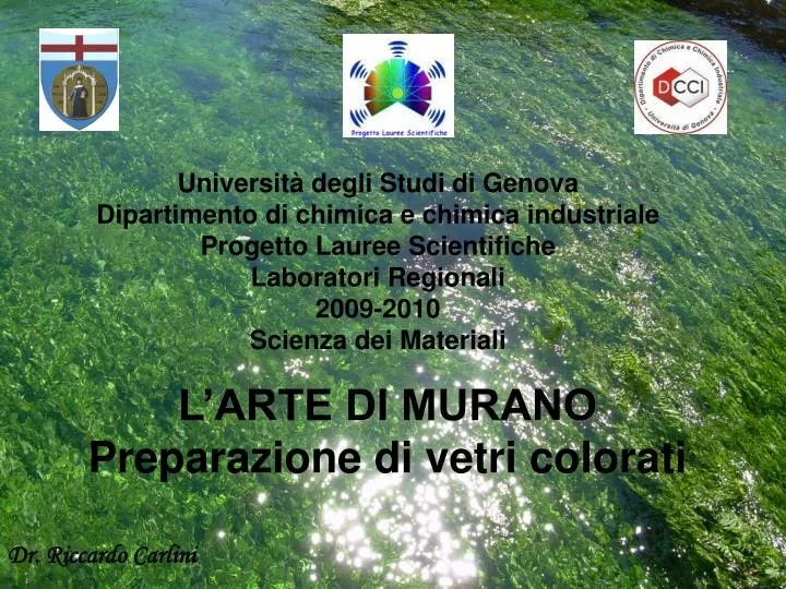 l arte di murano preparazione di vetri colorati