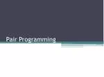 Pair Programming - slide 1