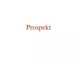 prospekt