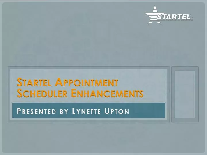 startel appointment scheduler enhancements