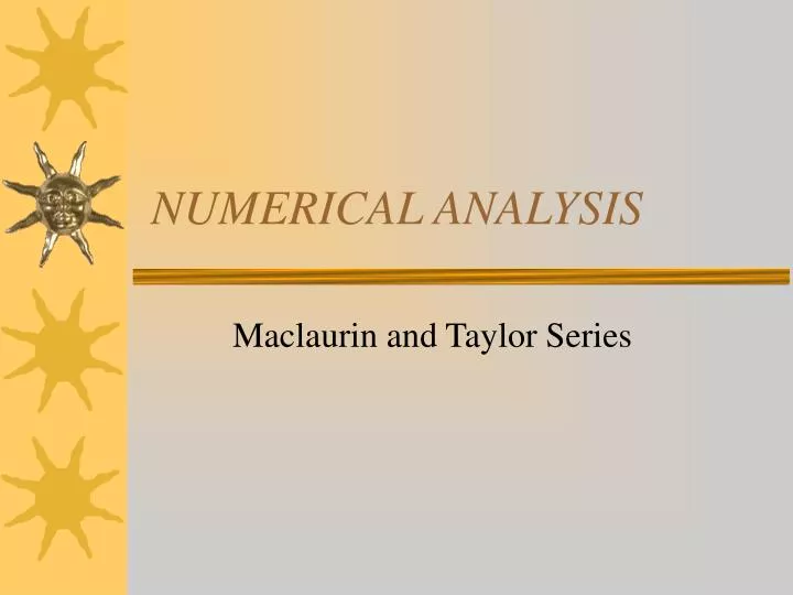 numerical analysis