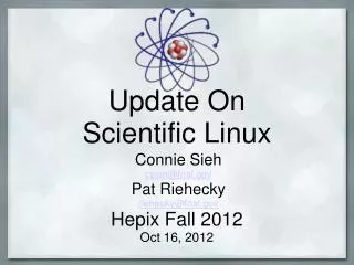 Update On Scientific Linux