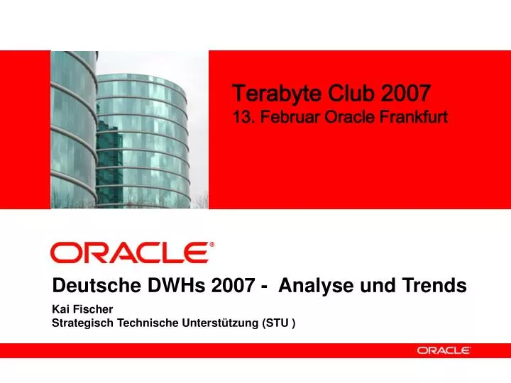 deutsche dwhs 2007 analyse und trends