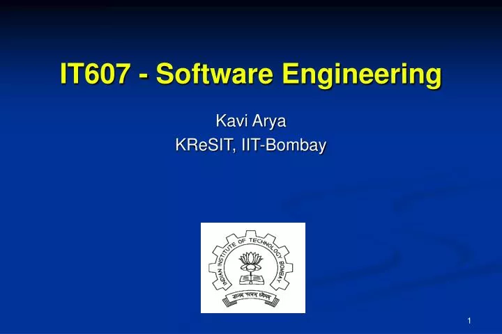 it607 software engineering