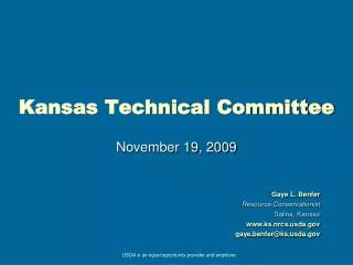 Kansas Technical Committee