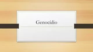 Genocídio