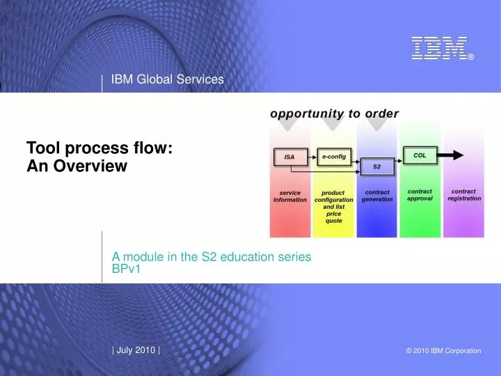 tool process flow an overview