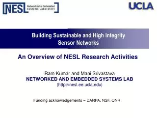 Building Sustainable and High Integrity Sensor Networks