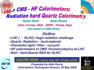 Outline LHC ( → SLHC): Huge radiation challenge Quartz: Radiation – hard material