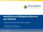 Identifying and Mitigating Barriers and Hazards