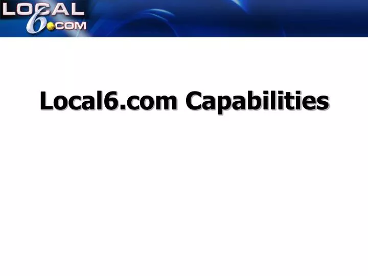 local6 com capabilities