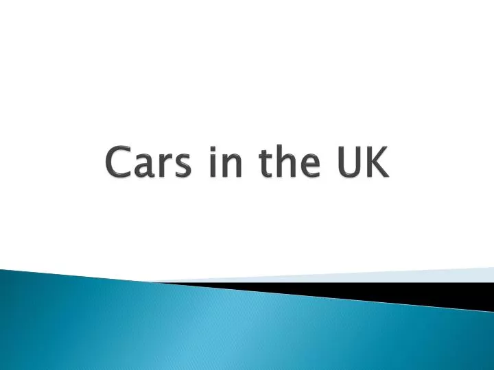 cars in the uk