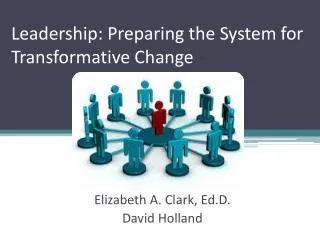 Leadership: Preparing the System for Transformative Change