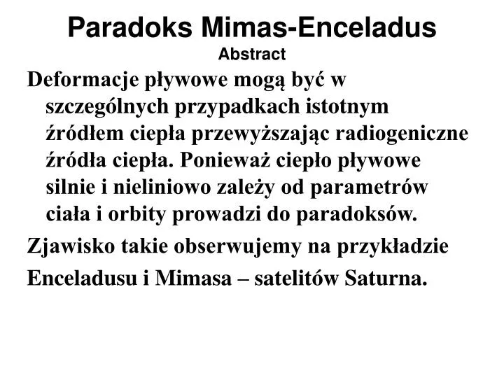 paradoks mimas enceladus abstract