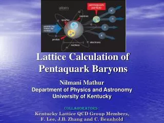 Lattice Calculation of Pentaquark Baryons