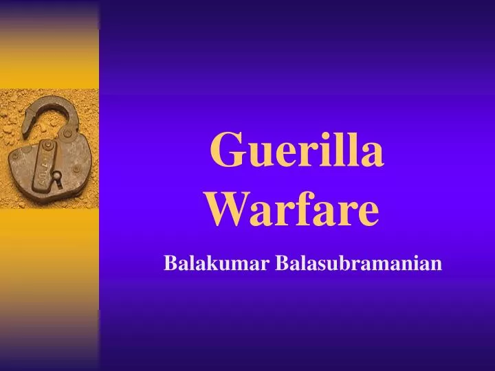 guerilla warfare