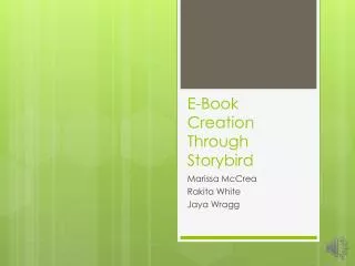 E-Book Creation Through Storybird
